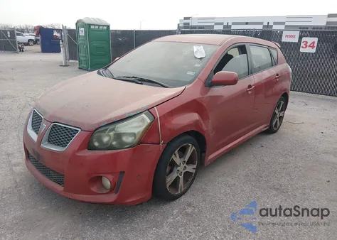 2010 Pontiac Vibe Gt z USA, uszkodzony, nr VIN 5Y2SR6E07AZ419714